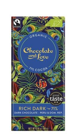 Chocolate & Love Ekologisk Rich Dark 71 % 80 g