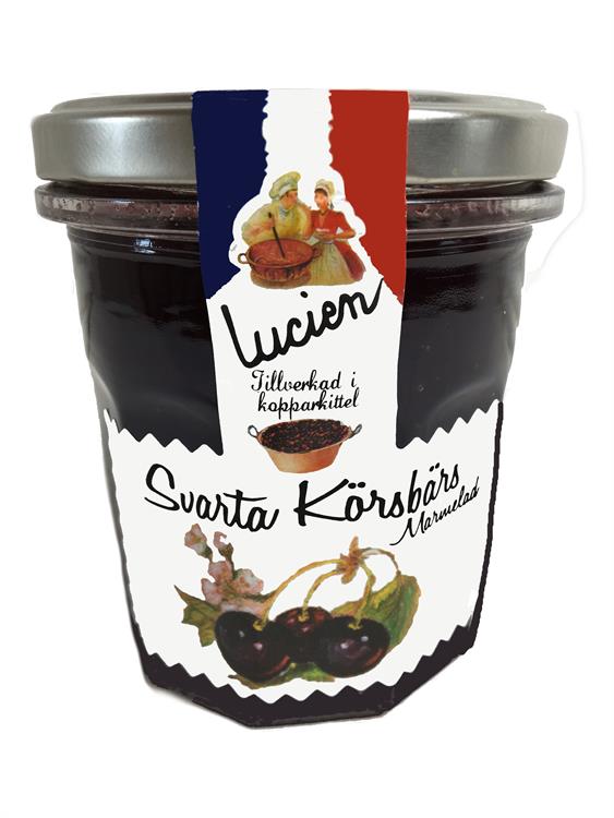 Svarta Körsbärs marmelad Lucien Georgelin 320 g