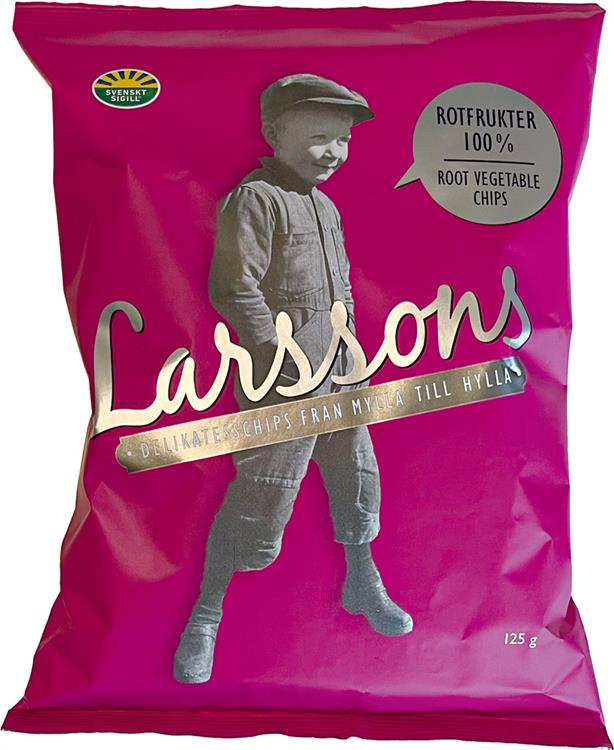 Larssons Chips Rotfrukt 125g